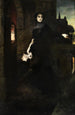 romantisk scene - Ferdinand Keller — visning af kunstværket