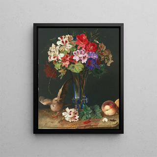 Ferdinand Kss - Stilleben mit Blumen in Vase.webp