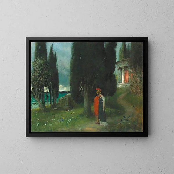 tenfred - Ferdinand Leeke — indrammet kunstværk på væggen
