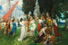 Flora foran Akropolis - Ferdinand Leeke — visning af kunstværket