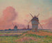 Solnedgang ved Bourg de Batz, Bretagne - Ferdinand du Puigaudeau — visning af kunstværket