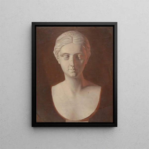 Tête de femme - Ferdinand von Wright — indrammet kunstværk på væggen
