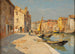 Canal i Venedig - Ferdinando Silvani — visning af kunstværket