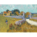 Reproduktion af maleriet Ferme en Provence - Vincent van Gogh