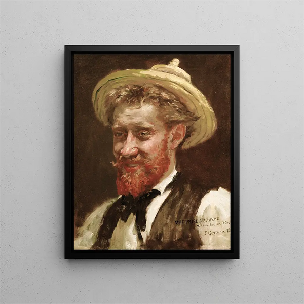 Fernand Cormon - Portrait dhomme au chapeau.webp