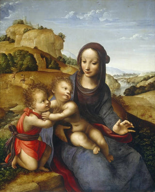 Fernando Yez de la Almedina - Madonna and Child with the Infant Saint John.webp