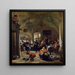 Fête dans une taverne - Jan Steen — indrammet kunstværk på væggen