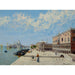 Figurer nær Molen med Libreria, Punta della Dogana og Santa Maria della Salute i det fjerne - Antonietta Brandeis