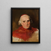 Portrait af kardinal Ercole Consalvi - Filippo Agricola — indrammet kunstværk på væggen