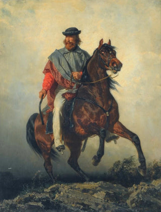 Filippo Palizzi - Garibaldi Garibaldi a cavallo.webp