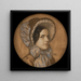 Fille Marie med en flæsehat - Franz von Stuck — vægpræsentation af kunstværket