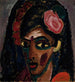 den egyptiske pige - Alexej von Jawlensky — visning af kunstværket