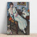 Reproduktion af maleriet Pige i hvid - Samuel John Peploe