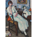 Reproduktion af maleriet Pige i hvid - Samuel John Peploe