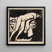 Fille nøgne - Ernst Ludwig Kirchner — indrammet kunstværk på væggen