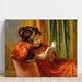 Reproduktion af maleriet Pige, der læser - Pierre-Auguste Renoir