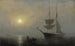 skib i tåge, Gloucester havn - Fitz Henry Lane — visning af kunstværket