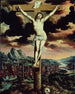 Le Christ sur korset - Flamsk skole — visning af kunstværket
