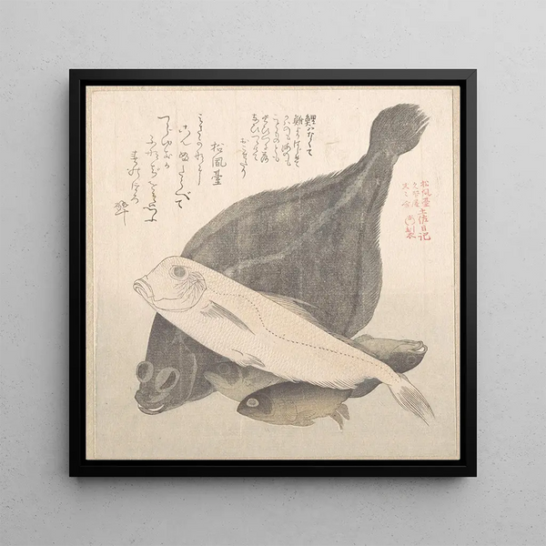 Flet et autres poissons - Kubo Shunman