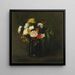 Blomster - Henri Fantin-Latour — indrammet kunstværk på væggen