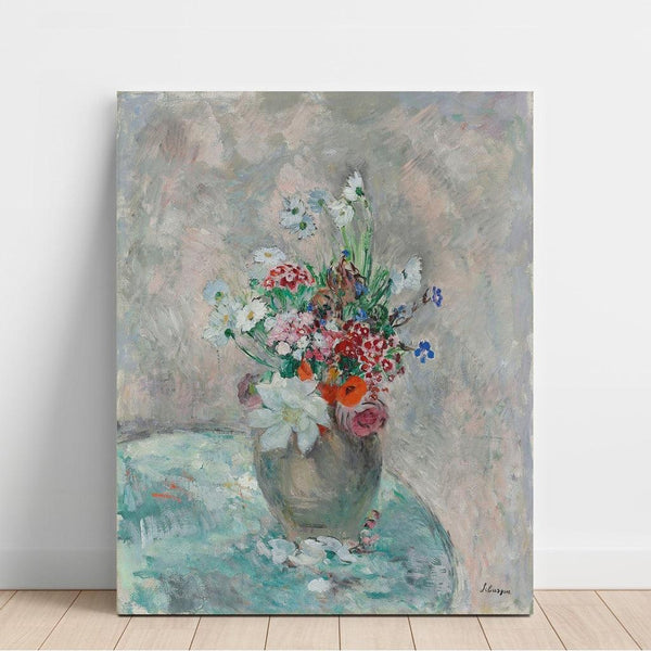 Reproduktion af maleriet Blomster i en vase - Henri Lebasque