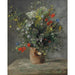 Reproduktion af maleriet Blomster i en vase - Pierre-Auguste Renoir