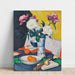 Reproduktion af maleriet af blomster og frugt - Samuel John Peploe