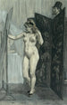 Le paravent - Félicien Rops — visning af kunstværket