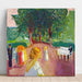 Reproduktion af maleriet Flirt i parken - Edvard Munch