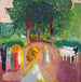 Flirtende i Parken - Edvard Munch — visning af kunstværket