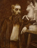 Portrait af billedhuggeren Armand Le Véel - Félix Bracquemond — visning af kunstværket