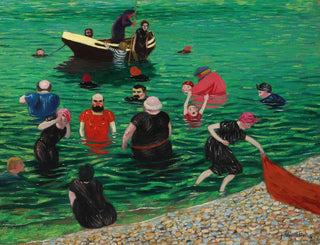 Flix Vallotton - La baignade  Etretat.webp