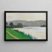 La Seine à Tournedos - Félix Vallotton — indrammet kunstværk på væggen