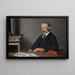 Le Vieux Concierge - Félix Vallotton — indrammet kunstværk på væggen