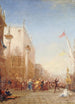 Carnaval Venise quai des Esclavons - Félix Ziem — visning af kunstværket