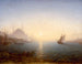 Constantinople, Sainte-Sophie au soleil levant - Félix Ziem — visning af kunstværket