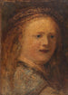 Studie af kvinde kopieret efter Rembrandt - Félix Ziem — visning af kunstværket