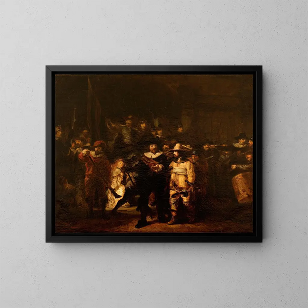 La Ronde de nuit - Félix Ziem — indrammet kunstværk på væggen