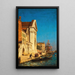 Venise Canal della Giudecca nær kirken Santa Maria del Rosario - Félix Ziem — indrammet kunstværk på væggen