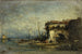 Vue d'Italie den gamle port - Félix Ziem — visning af kunstværket