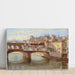 Reproduktion af maleriet Florence, Ponte Vecchio - Antonietta Brandeis
