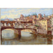 Reproduktion af maleriet Florence, Ponte Vecchio - Antonietta Brandeis