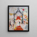 Les cathédrales de la Cinquième Avenue - Florine Stettheimer — indrammet kunstværk på væggen