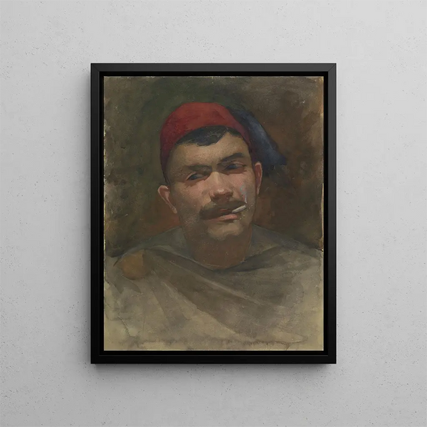 Selvportræt af Pieter Florentius Nicolaas Jacobus Arntzenius - Floris Arntzenius — indrammet kunstværk på væggen