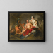 Vénus i Vulcans smedje - François Boucher-skolen — indrammet kunstværk på væggen