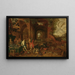 La Forge de Vulcain - Ecole de Jan Brueghel le Jeune — indrammet kunstværk på væggen