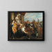 Achille blandt Lycomèdes piger - Antoine van Dyck Skole — indrammet kunstværk på væggen