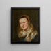 Tête de femme probablement la Vierge - École d'Antoine van Dyck — indrammet kunstværk på væggen