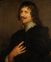 Portraitmaleri af Adriaen Hanneman - Antoine van Dyck-skolen — visning af kunstværket