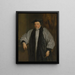 portræt af ærkebiskop William Laud - Antoine van Dyck-skolen — indrammet kunstværk på væggen